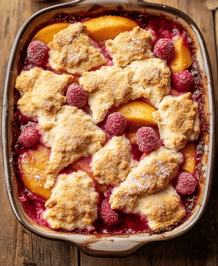 As the warm weather rolls in, nothing beats the sweet, juicy flavors of summer fruits, especially when they come together in a comforting dessert like peach and raspberry cobbler. This delightful dish is a perfect blend of tender fruit and a crumbly topping, making it a favorite for family gatherings, potlucks, or simply an indulgent treat after a weeknight dinner. The beauty of peach and raspberry cobbler lies not only in its taste but also in its simplicity; with just a handful of ingredients and straightforward steps, even novice bakers can create this stunning dessert.