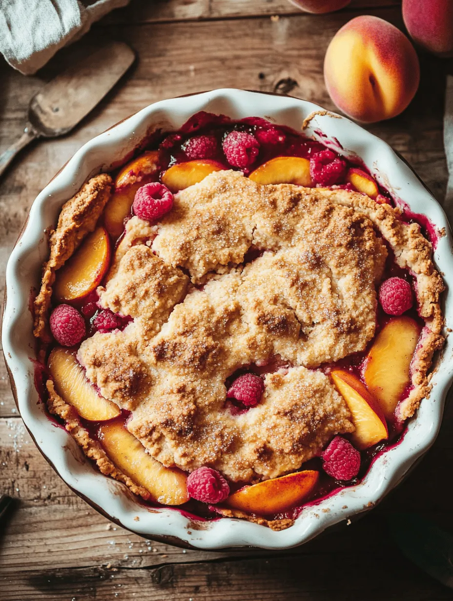 As the warm weather rolls in, nothing beats the sweet, juicy flavors of summer fruits, especially when they come together in a comforting dessert like peach and raspberry cobbler. This delightful dish is a perfect blend of tender fruit and a crumbly topping, making it a favorite for family gatherings, potlucks, or simply an indulgent treat after a weeknight dinner. The beauty of peach and raspberry cobbler lies not only in its taste but also in its simplicity; with just a handful of ingredients and straightforward steps, even novice bakers can create this stunning dessert.