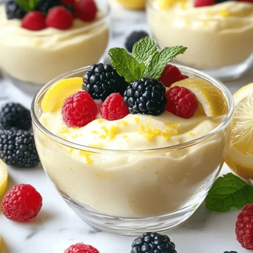 If you’re looking for a dessert that captures the essence of summer while maintaining the elegance of fine dining, look no further than Zesty Lemon Cheesecake Mousse. This delightful twist on the classic cheesecake offers a light, airy texture that is both refreshing and indulgent. Perfect for any occasion—from a cheerful brunch to an elegant dinner party—this mousse brings together the rich flavors of traditional cheesecake with the bright, invigorating zing of lemon.