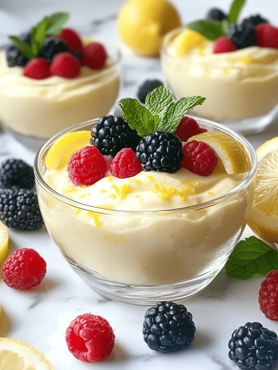 If you’re looking for a dessert that captures the essence of summer while maintaining the elegance of fine dining, look no further than Zesty Lemon Cheesecake Mousse. This delightful twist on the classic cheesecake offers a light, airy texture that is both refreshing and indulgent. Perfect for any occasion—from a cheerful brunch to an elegant dinner party—this mousse brings together the rich flavors of traditional cheesecake with the bright, invigorating zing of lemon.