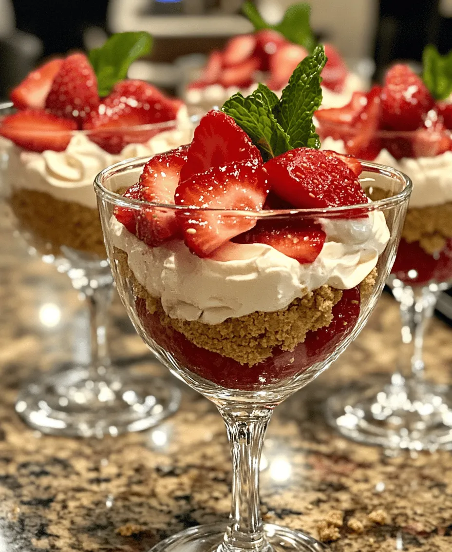 The star of our dessert is undoubtedly the fresh strawberries. Choosing ripe, seasonal strawberries is crucial for achieving the best flavor and sweetness. When selecting strawberries, look for those that are vibrant red, firm, and free from blemishes. Seasonal strawberries not only taste better but also offer a more intense flavor profile, elevating your parfait to new heights. When strawberries are in season, their natural sweetness shines through, making them the perfect fruit for our no-bake dessert.