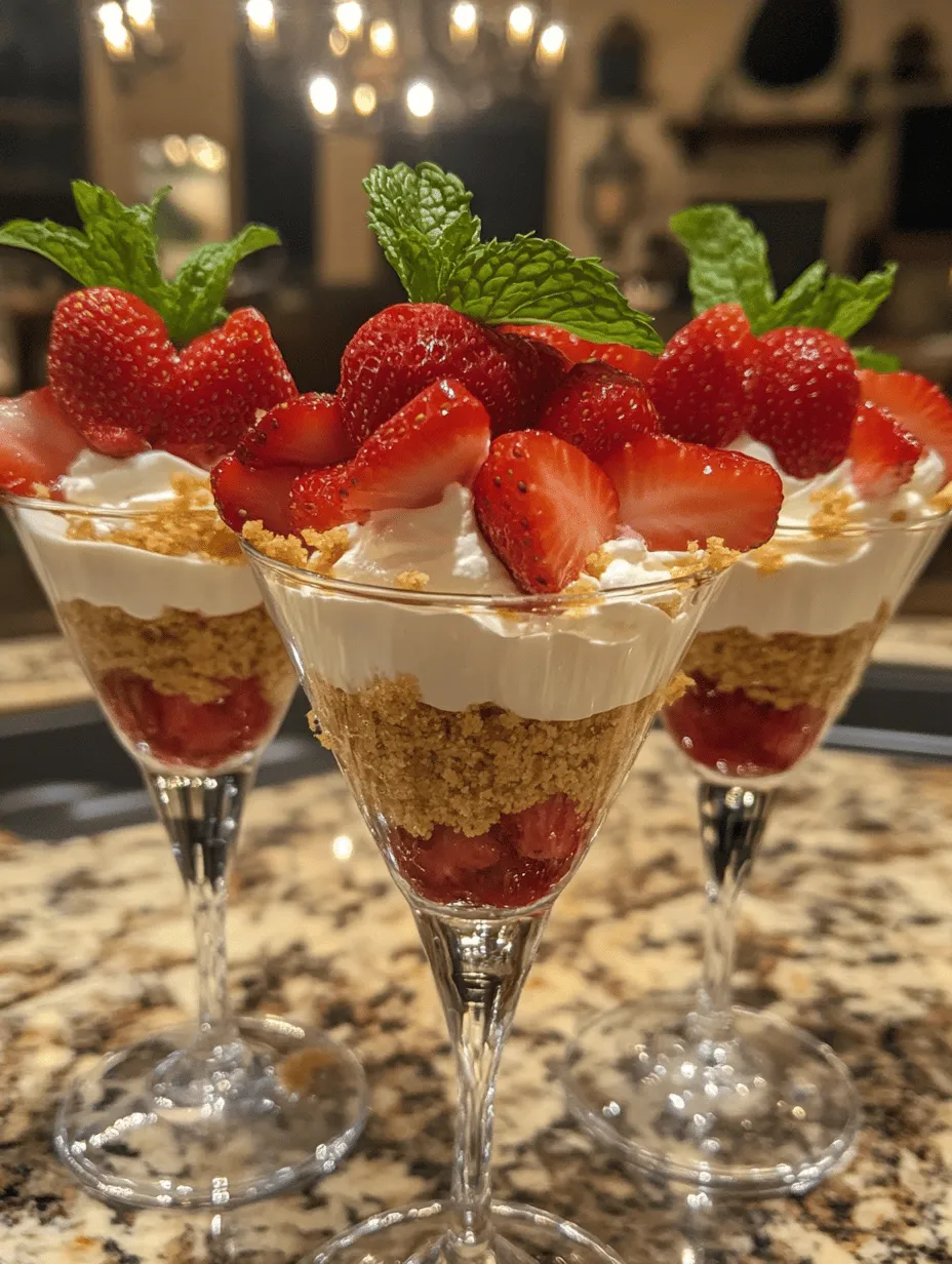 The star of our dessert is undoubtedly the fresh strawberries. Choosing ripe, seasonal strawberries is crucial for achieving the best flavor and sweetness. When selecting strawberries, look for those that are vibrant red, firm, and free from blemishes. Seasonal strawberries not only taste better but also offer a more intense flavor profile, elevating your parfait to new heights. When strawberries are in season, their natural sweetness shines through, making them the perfect fruit for our no-bake dessert.