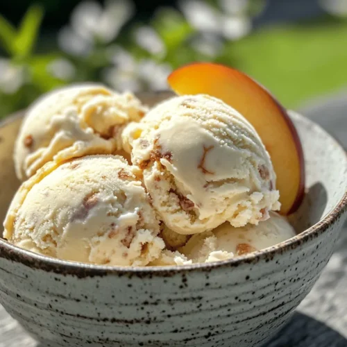 There’s something inherently joyful about homemade ice cream. The process of creating a frozen treat from scratch is not only rewarding but also a delightful way to beat the summer heat. The sensation of smooth, creamy ice cream melting in your mouth is a pleasure that few store-bought alternatives can replicate. In this article, we will introduce you to a simple yet delicious recipe for Quick and Easy Peach Ice Cream. This recipe elevates the natural sweetness of fresh peaches, offering you a refreshing dessert that is perfect for those warm summer days.