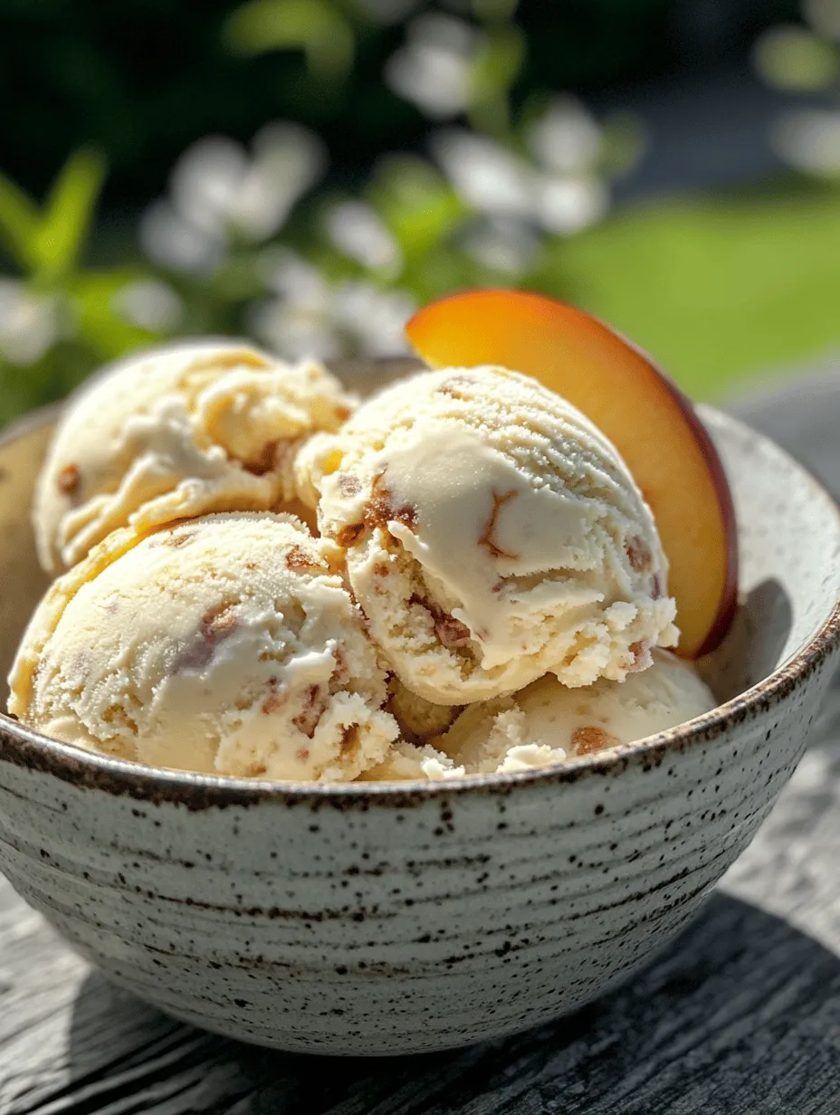 There’s something inherently joyful about homemade ice cream. The process of creating a frozen treat from scratch is not only rewarding but also a delightful way to beat the summer heat. The sensation of smooth, creamy ice cream melting in your mouth is a pleasure that few store-bought alternatives can replicate. In this article, we will introduce you to a simple yet delicious recipe for Quick and Easy Peach Ice Cream. This recipe elevates the natural sweetness of fresh peaches, offering you a refreshing dessert that is perfect for those warm summer days.