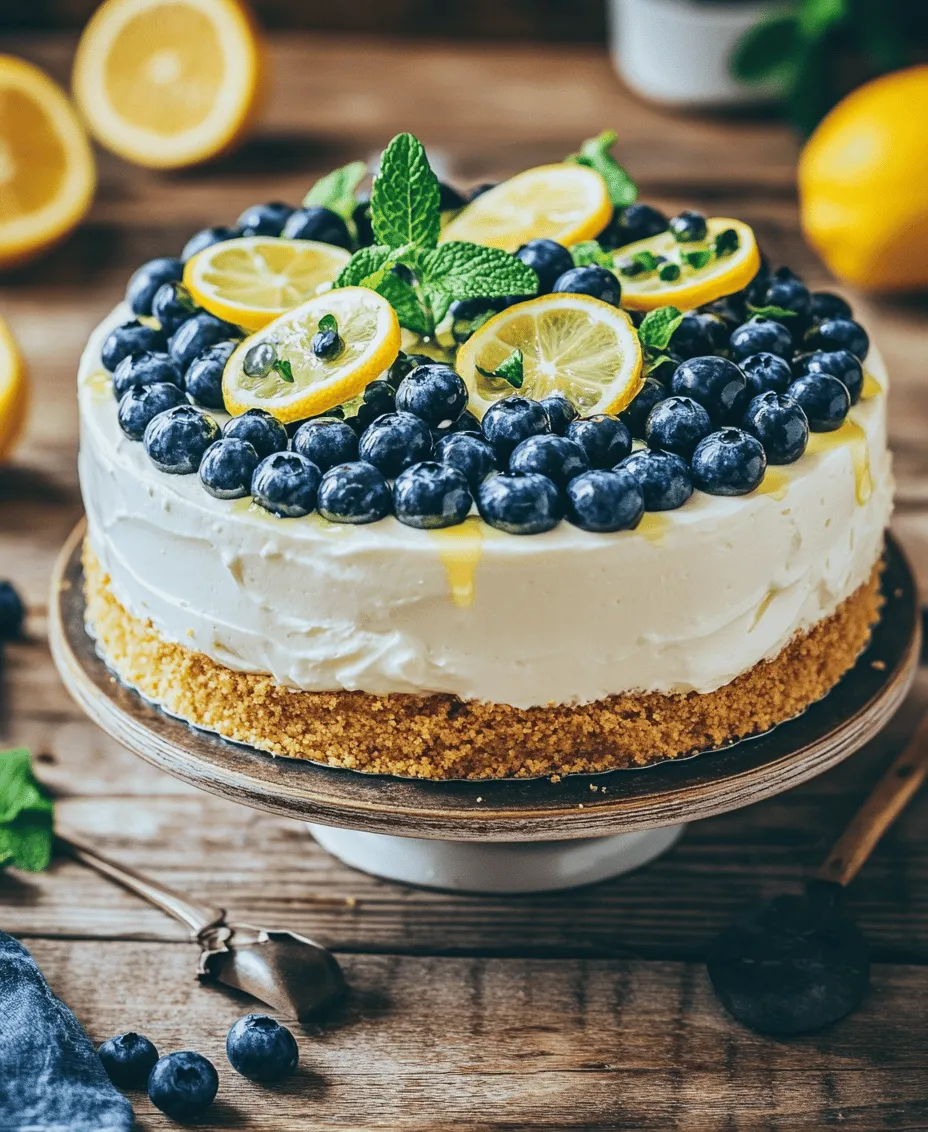 When the sun is shining, and the days are long, there’s nothing quite like a refreshing dessert to cool you off. Enter the No-Bake Lemon Dazzling Blueberry Cream Cake. This delightful treat is a perfect harmony of zesty lemon and sweet blueberries, delivering a burst of flavor that dances on your palate. The beauty of this recipe lies not only in its bright and vibrant taste but also in its no-bake convenience, making it an excellent choice for those who want to avoid the heat of the oven during the warmer months.