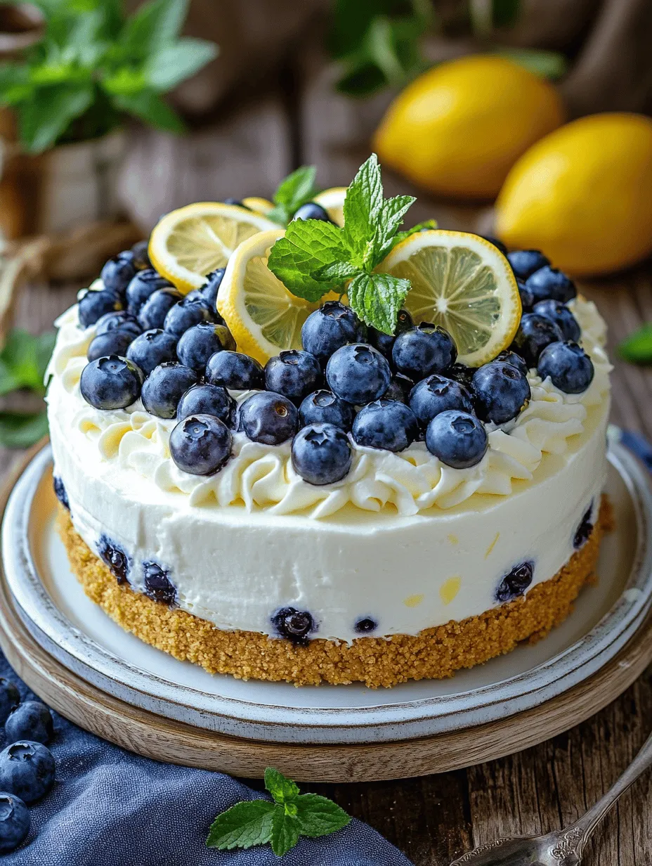When the sun is shining, and the days are long, there’s nothing quite like a refreshing dessert to cool you off. Enter the No-Bake Lemon Dazzling Blueberry Cream Cake. This delightful treat is a perfect harmony of zesty lemon and sweet blueberries, delivering a burst of flavor that dances on your palate. The beauty of this recipe lies not only in its bright and vibrant taste but also in its no-bake convenience, making it an excellent choice for those who want to avoid the heat of the oven during the warmer months.