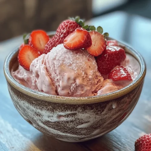 Indulging in a refreshing dessert during warm weather is an essential part of enjoying the season, and nothing encapsulates summer quite like homemade ice cream. The delightful aroma of fresh strawberries combined with the creamy goodness of dairy creates a treat that is not only satisfying but also evokes memories of carefree summer days. This Berry Bliss Fresh Strawberry Ice Cream Treat is a perfect way to celebrate the bounty of the season. Whether you’re hosting a family gathering, planning a backyard barbecue, or simply looking for a sweet escape on a quiet evening at home, this ice cream recipe promises to deliver joy in every scoop.