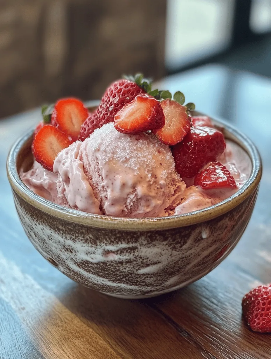 Indulging in a refreshing dessert during warm weather is an essential part of enjoying the season, and nothing encapsulates summer quite like homemade ice cream. The delightful aroma of fresh strawberries combined with the creamy goodness of dairy creates a treat that is not only satisfying but also evokes memories of carefree summer days. This Berry Bliss Fresh Strawberry Ice Cream Treat is a perfect way to celebrate the bounty of the season. Whether you’re hosting a family gathering, planning a backyard barbecue, or simply looking for a sweet escape on a quiet evening at home, this ice cream recipe promises to deliver joy in every scoop.