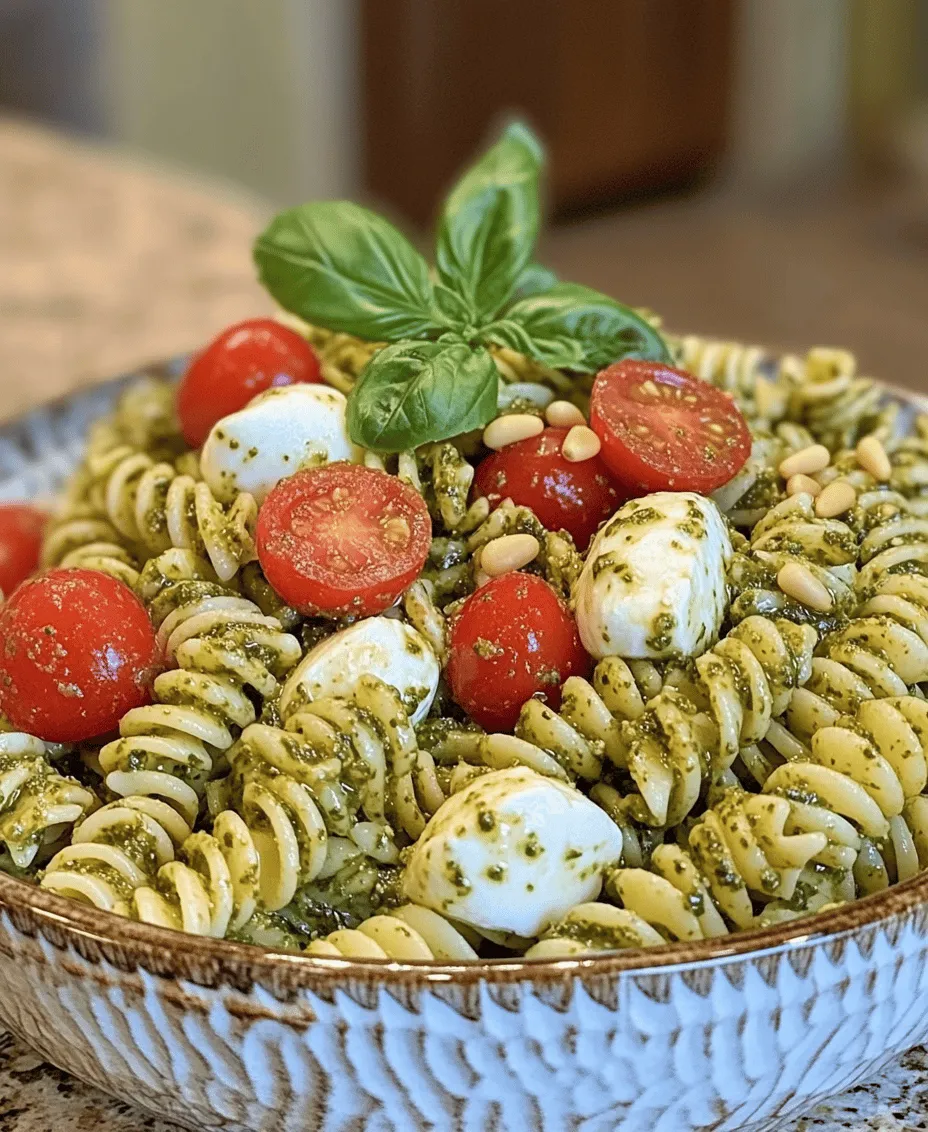 As the sun shines brighter and the temperatures rise, our cravings shift towards lighter, fresher meals. One perfect dish that embodies this seasonal transition is the Light and Creamy Pesto Caprese Pasta Salad. This vibrant salad combines the classic flavors of Italy, featuring fresh basil, juicy cherry tomatoes, and creamy mozzarella, all tossed together with al dente pasta and a luscious pesto dressing. Each bite offers a delightful harmony of textures and tastes, making it a refreshing option for warm weather dining.