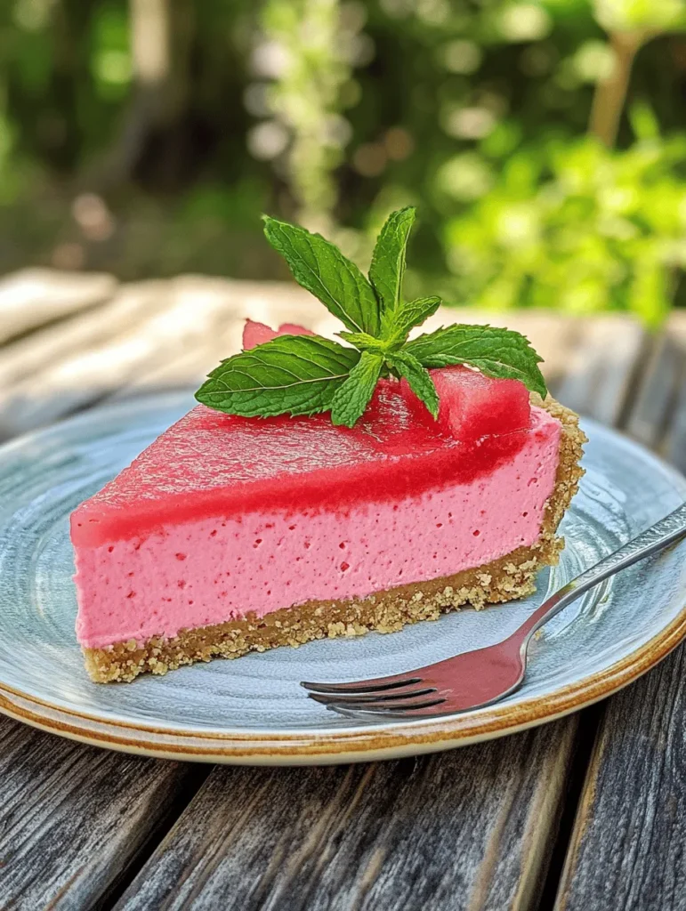 As summer rolls in, the cravings for light, refreshing desserts intensify. There's something undeniably delightful about indulging in treats that celebrate the vibrant flavors of the season. When it comes to summer desserts, few options are as irresistible as a Watermelon Cheesecake. This unique dessert captures the essence of summer with its bright colors, sweet flavors, and creamy texture, making it the perfect ending to any sunny gathering.