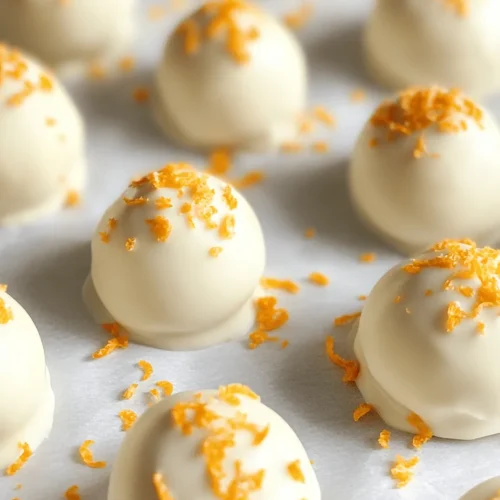 When it comes to delightful desserts, the No Bake Orange Creamsicle Truffles stand out as a deliciously easy treat that embodies the nostalgia of summer days spent indulging in creamy orange popsicles. These truffles are not only a visual treat with their vibrant orange color and white chocolate coating, but they are also a delightful combination of flavors that transport you back to childhood memories. The vibrant citrus notes combined with creamy undertones make these truffles a refreshing alternative to traditional baked desserts.