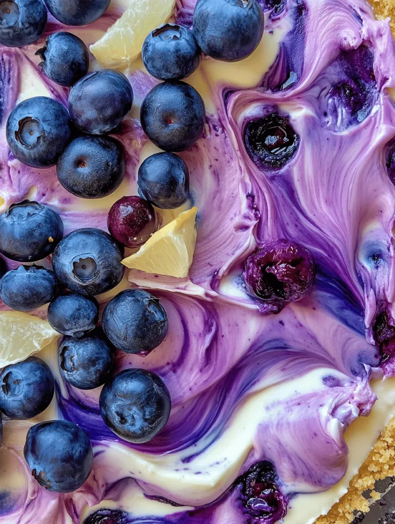 When it comes to creating a fantastic Blueberry Swirl Cheesecake, using fresh, seasonal ingredients is paramount. Blueberries are not only delicious but are also packed with nutrients, making them a smart choice for this recipe. They are rich in antioxidants, vitamins, and minerals, which not only enhance the flavor of the cheesecake but also add a touch of healthiness to this indulgent dessert.
