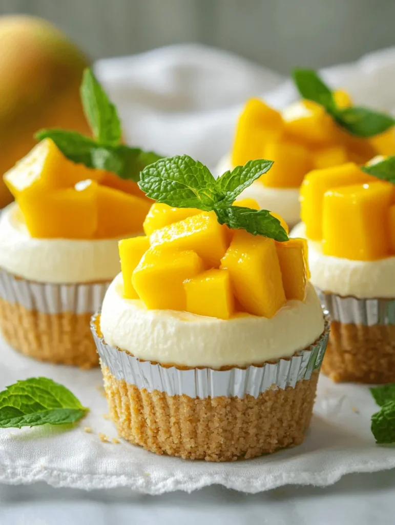 No-bake desserts have carved a niche for themselves in the culinary world, appealing to both novice and seasoned bakers alike. These treats offer a perfect blend of convenience and flavor, making them an attractive option for anyone looking to whip up something delicious without the fuss of baking. Among the various no-bake delights, the no-bake mini mango cheesecake stands out as a tropical gem, bursting with the vibrant flavor of ripe mangoes. This dessert not only satisfies your sweet tooth but also transports you to sun-soaked beaches with every creamy bite.