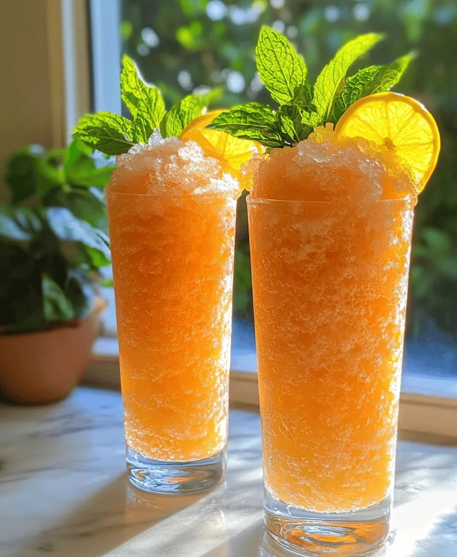 As the temperatures rise and summer approaches, there's nothing quite as satisfying as sipping on a refreshing drink that captures the essence of the season. Enter the Refreshing Peach Lemonade Slush—a delightful combination of sweet peaches and tangy lemons that creates a cool, invigorating beverage perfect for hot summer days. This slush not only quenches your thirst but also provides a burst of fruity flavor that can transport you to sun-soaked afternoons.