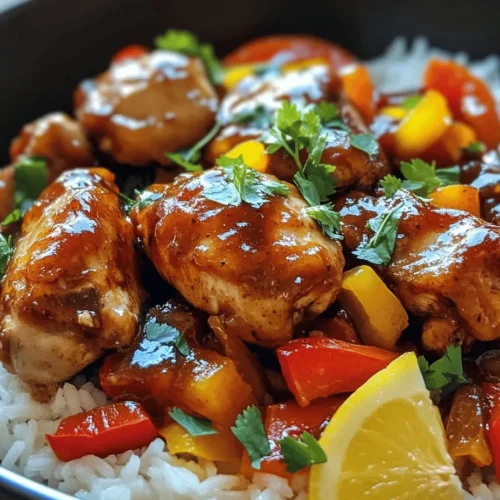 If you're on the hunt for a deliciously satisfying meal that packs a punch of flavor without demanding hours in the kitchen, look no further than the One-Pan Bold Honey BBQ Chicken Rice. This dish is a harmonious blend of tender chicken thighs, aromatic vegetables, and fluffy rice, all coated in a sweet and tangy honey-infused BBQ sauce. Not only is it a feast for the taste buds, but it is also an ode to the convenience of one-pan cooking, making it perfect for busy weeknights or family gatherings.