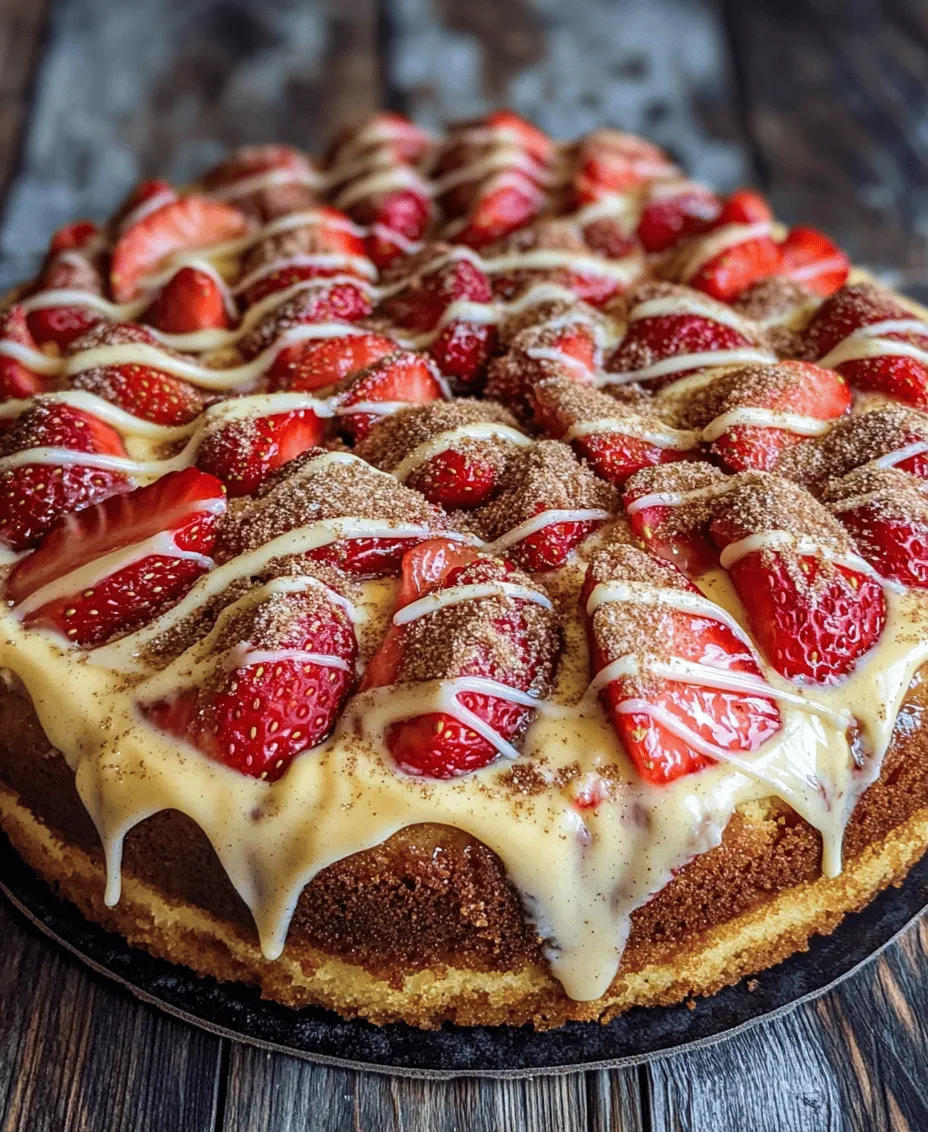 If you’re searching for a cake that perfectly marries the sweetness of fresh strawberries with the comforting, nostalgic flavors of a honeybun, look no further than the Strawberry Honeybun Cake. This delightful dessert is not only a feast for the eyes but also a treat that will tantalize your taste buds, making it an ideal choice for gatherings, celebrations, or simply as a special dessert for family meals. With its moist, tender crumb and the fragrant notes of cinnamon, this cake is sure to become a favorite in your household.
