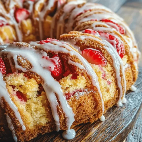 If you’re searching for a cake that perfectly marries the sweetness of fresh strawberries with the comforting, nostalgic flavors of a honeybun, look no further than the Strawberry Honeybun Cake. This delightful dessert is not only a feast for the eyes but also a treat that will tantalize your taste buds, making it an ideal choice for gatherings, celebrations, or simply as a special dessert for family meals. With its moist, tender crumb and the fragrant notes of cinnamon, this cake is sure to become a favorite in your household.
