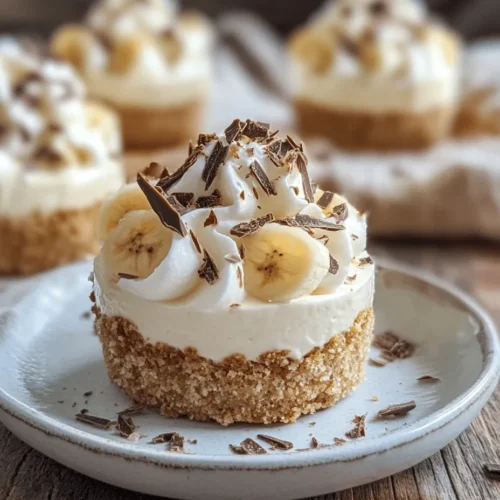To create the perfect no-bake mini banana cream pies, it's essential to understand the role of each ingredient. From the crust to the filling and topping, every component contributes to the overall flavor and texture of the dessert.