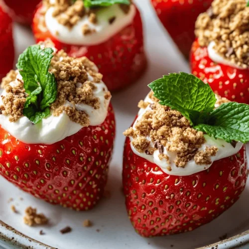 To create your Cheesecake Deviled Strawberries, you'll need to gather a few key ingredients that work together to achieve the perfect balance of flavors and textures. Let’s take a closer look at what you’ll need and why each ingredient plays an essential role in this recipe.