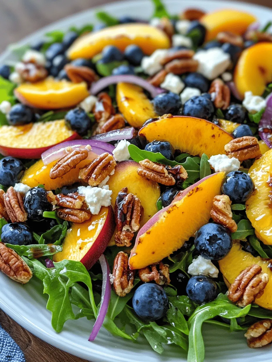 As the temperatures rise and the days grow longer, summer beckons us to indulge in lighter, refreshing meals. What better way to celebrate the season than with a vibrant Blueberry Peach Feta Salad? This delightful dish is not only visually appealing but also a feast for the senses—combining bursts of sweetness from ripe fruits, the creamy tang of feta cheese, and the satisfying crunch of nuts. Whether you’re hosting a backyard barbecue, planning a picnic in the park, or simply looking for a nourishing light lunch, this salad is the ideal choice.