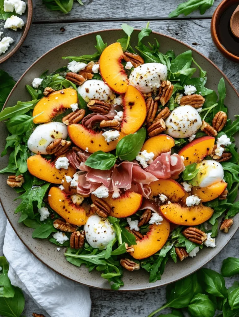 As the summer sun bathes the world in warmth and color, a refreshing salad can be the perfect way to celebrate the season's bounty. Summer salads are not just about being light and healthy; they also offer an explosion of flavors, textures, and vibrant colors that can transform any meal into a delightful experience. One standout recipe that exemplifies the luxurious nature of summer salads is the Millionaire Peach Salad. This exquisite dish combines sweet, juicy peaches with a medley of fresh greens, creamy cheeses, and savory prosciutto, creating a culinary masterpiece that tantalizes the taste buds.
