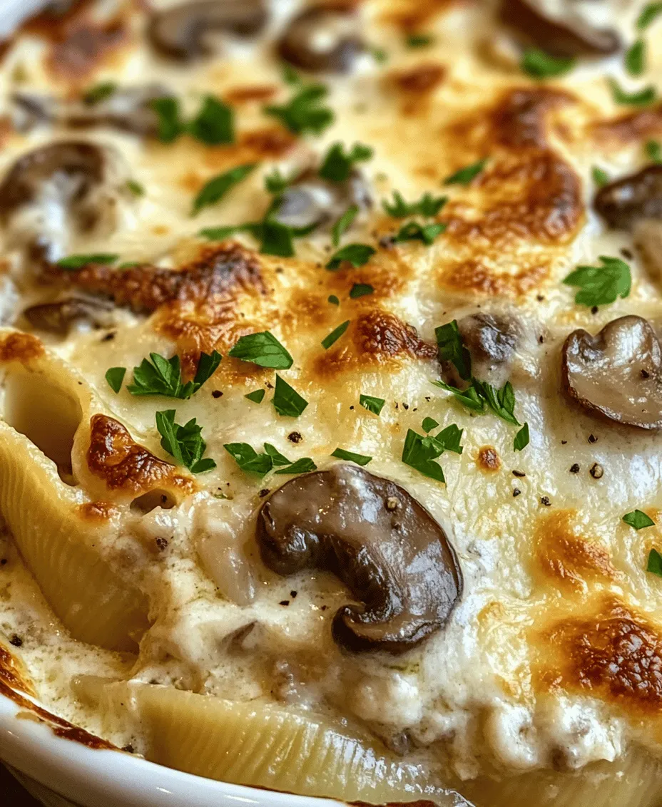 To create the best Creamy Garlic Mushroom Stuffed Shells, it’s essential to understand the role of each ingredient. Here’s a closer look at the key components that make this dish so special.