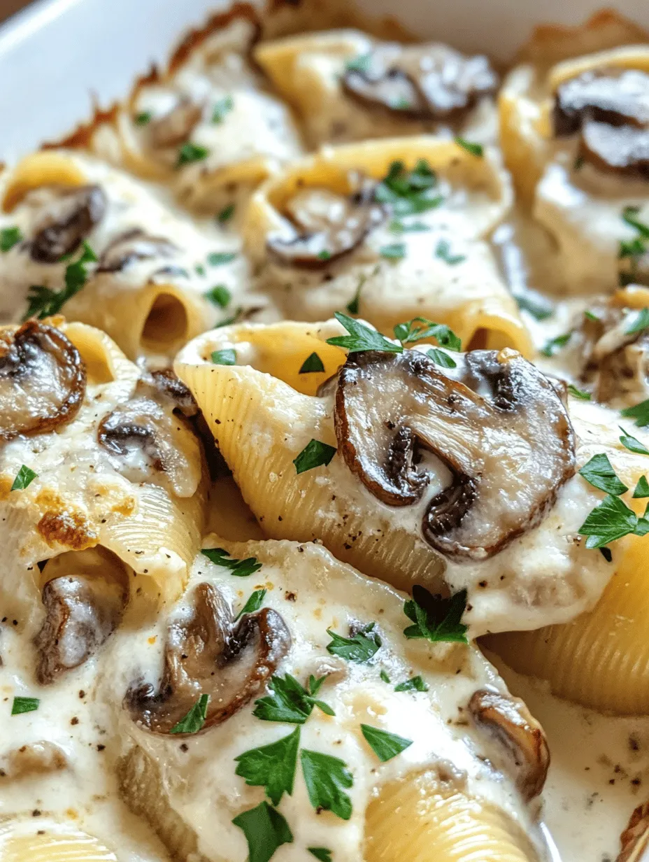 To create the best Creamy Garlic Mushroom Stuffed Shells, it’s essential to understand the role of each ingredient. Here’s a closer look at the key components that make this dish so special.
