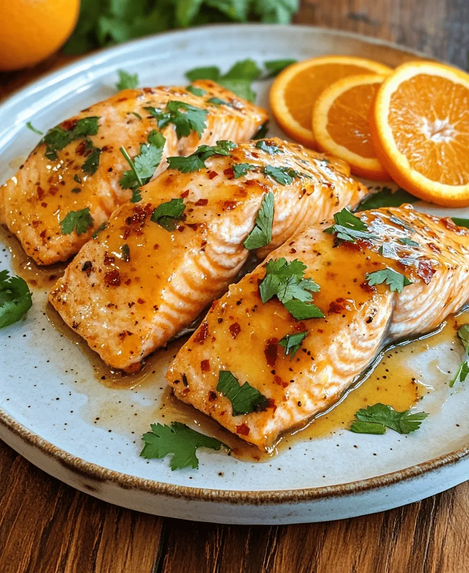 If you’re looking to elevate your dinner table with a dish that marries vibrant flavors and health benefits, look no further than Zesty Orange Glazed Salmon. This recipe beautifully combines the bright, tangy notes of fresh orange with the rich, savory taste of salmon, creating a delightful flavor profile that is both refreshing and satisfying. The succulent fish is coated in a sweet and zesty glaze, making it a perfect centerpiece for any meal.