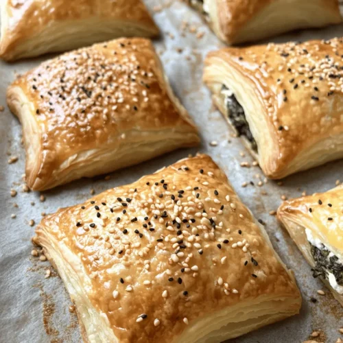Are you searching for a delightful snack that can effortlessly elevate your meal prep game? Look no further than these Cheesy Spinach Delight Pastry Puffs! This recipe combines the buttery, flaky goodness of puff pastry with a rich, creamy filling of fresh spinach and a medley of cheeses. Perfect for entertaining guests or simply enjoying a cozy night in, these pastry puffs are not only easy to prepare but also pack a flavorful punch that will leave everyone asking for seconds.