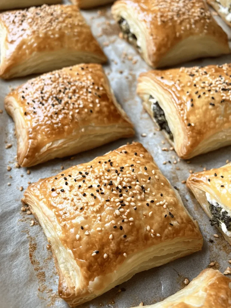Are you searching for a delightful snack that can effortlessly elevate your meal prep game? Look no further than these Cheesy Spinach Delight Pastry Puffs! This recipe combines the buttery, flaky goodness of puff pastry with a rich, creamy filling of fresh spinach and a medley of cheeses. Perfect for entertaining guests or simply enjoying a cozy night in, these pastry puffs are not only easy to prepare but also pack a flavorful punch that will leave everyone asking for seconds.