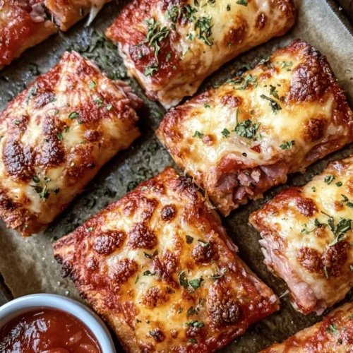 Are you ready to elevate your next gathering with a delicious, crowd-pleasing treat? Look no further than Cheesy Ham Bliss Sticks! These delectable morsels consist of gooey mozzarella cheese enveloped in savory ham, all coated with a crispy, golden crust. Whether it’s a game day celebration, a festive family gathering, or a casual get-together with friends, these cheesy delights are sure to steal the show.