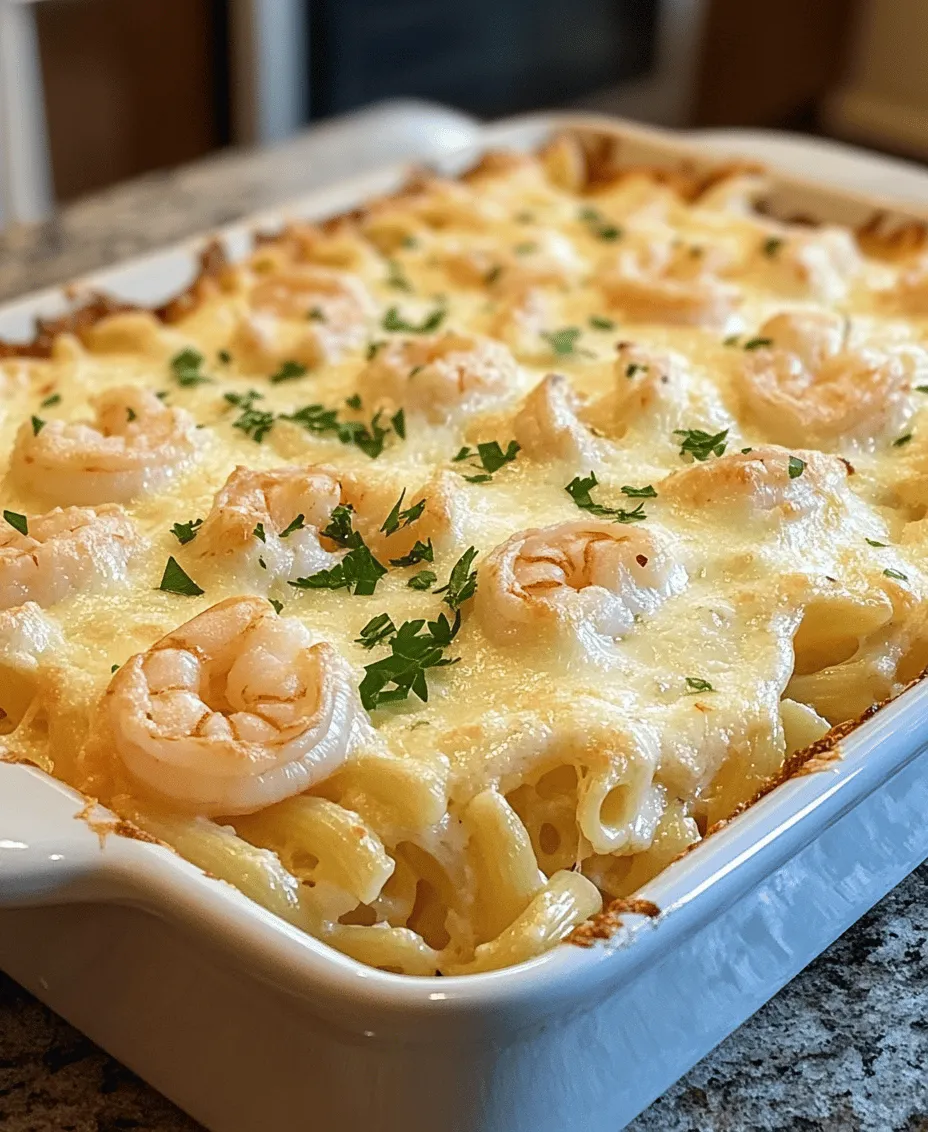 When it comes to comfort food, few dishes can compete with the heartwarming allure of a cheesy shrimp scampi pasta bake. This delightful recipe combines the rich, buttery flavors of traditional shrimp scampi with the creaminess of a baked pasta dish, resulting in a culinary experience that is both indulgent and satisfying. The origins of shrimp scampi can be traced back to Italian-American cuisine, where succulent shrimp are sautéed in garlic, butter, and white wine, often served over pasta. Our pasta bake takes this classic dish a step further, melding it into a comforting casserole that's perfect for family dinners, gatherings, or even weeknight meals when you want to impress without excessive effort.