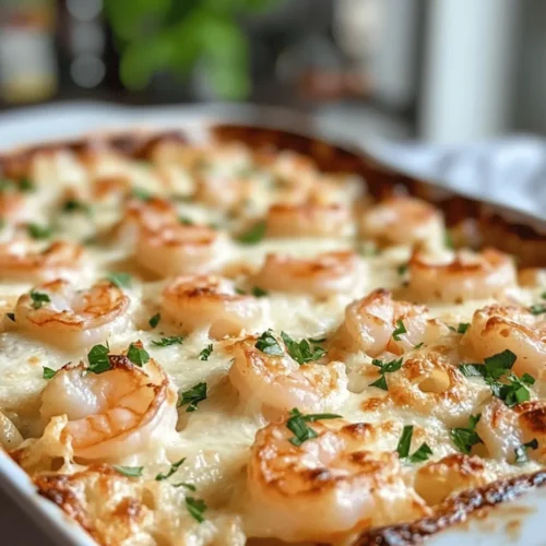 When it comes to comfort food, few dishes can compete with the heartwarming allure of a cheesy shrimp scampi pasta bake. This delightful recipe combines the rich, buttery flavors of traditional shrimp scampi with the creaminess of a baked pasta dish, resulting in a culinary experience that is both indulgent and satisfying. The origins of shrimp scampi can be traced back to Italian-American cuisine, where succulent shrimp are sautéed in garlic, butter, and white wine, often served over pasta. Our pasta bake takes this classic dish a step further, melding it into a comforting casserole that's perfect for family dinners, gatherings, or even weeknight meals when you want to impress without excessive effort.