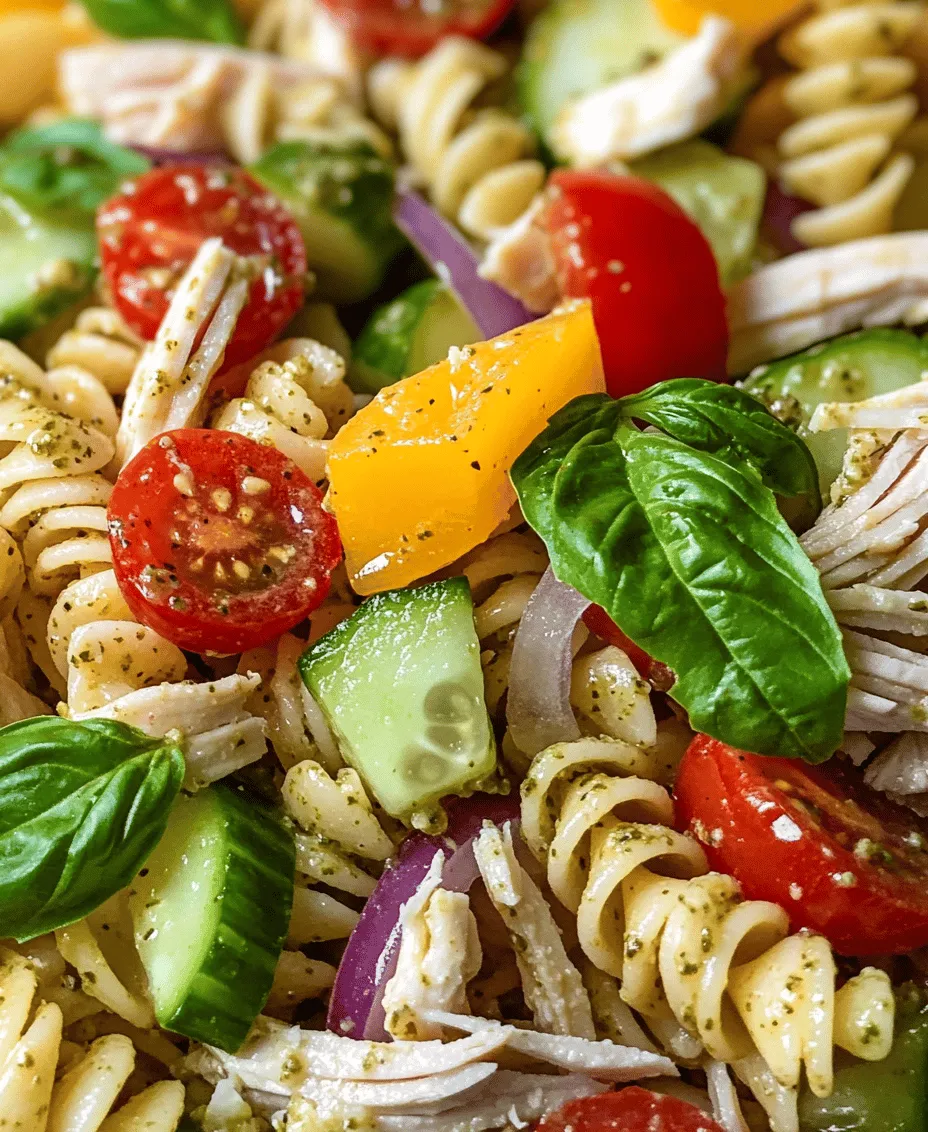 Welcome to the delightful world of Chicken Pesto Pasta Salad, a dish that beautifully marries the comforting flavors of pasta with the freshness of vibrant vegetables and aromatic pesto. This recipe is not just a meal; it's a culinary experience that embodies the essence of summer and meal prep convenience. Whether you’re hosting a backyard barbecue, planning a picnic, or simply looking for a quick and wholesome lunch option, Chicken Pesto Pasta Salad is the perfect choice.
