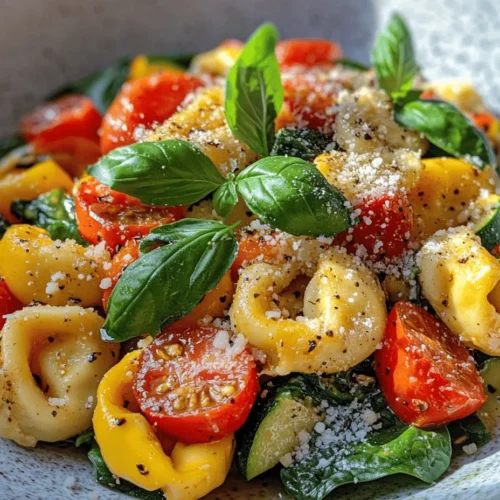 Are you ready to elevate your summer dining experience with a dish that embodies the vibrant flavors of the season? Tortellini with Summer Veggies is the perfect choice, marrying the deliciousness of fresh ingredients with the convenience of quick preparation. This recipe is not only a feast for the eyes but also a celebration of wholesome ingredients that come together to create a colorful and nutritious meal.