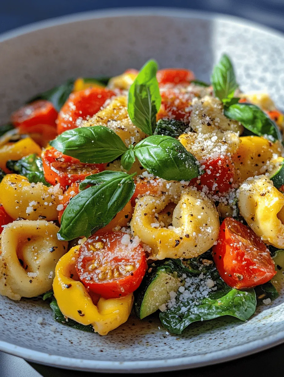 Are you ready to elevate your summer dining experience with a dish that embodies the vibrant flavors of the season? Tortellini with Summer Veggies is the perfect choice, marrying the deliciousness of fresh ingredients with the convenience of quick preparation. This recipe is not only a feast for the eyes but also a celebration of wholesome ingredients that come together to create a colorful and nutritious meal.