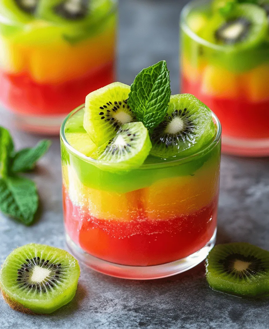 When the warm sun graces the days of summer, there's nothing quite like indulging in a refreshing dessert that not only tantalizes the taste buds but also pleases the eyes. Layered desserts have a unique charm that captivates both children and adults alike, showcasing a delightful fusion of colors and textures that can brighten any gathering. Among the myriad of layered desserts, the Layered Melon Kiwi Jello Cups stand out as a vibrant and flavorful option that embodies the essence of summer.