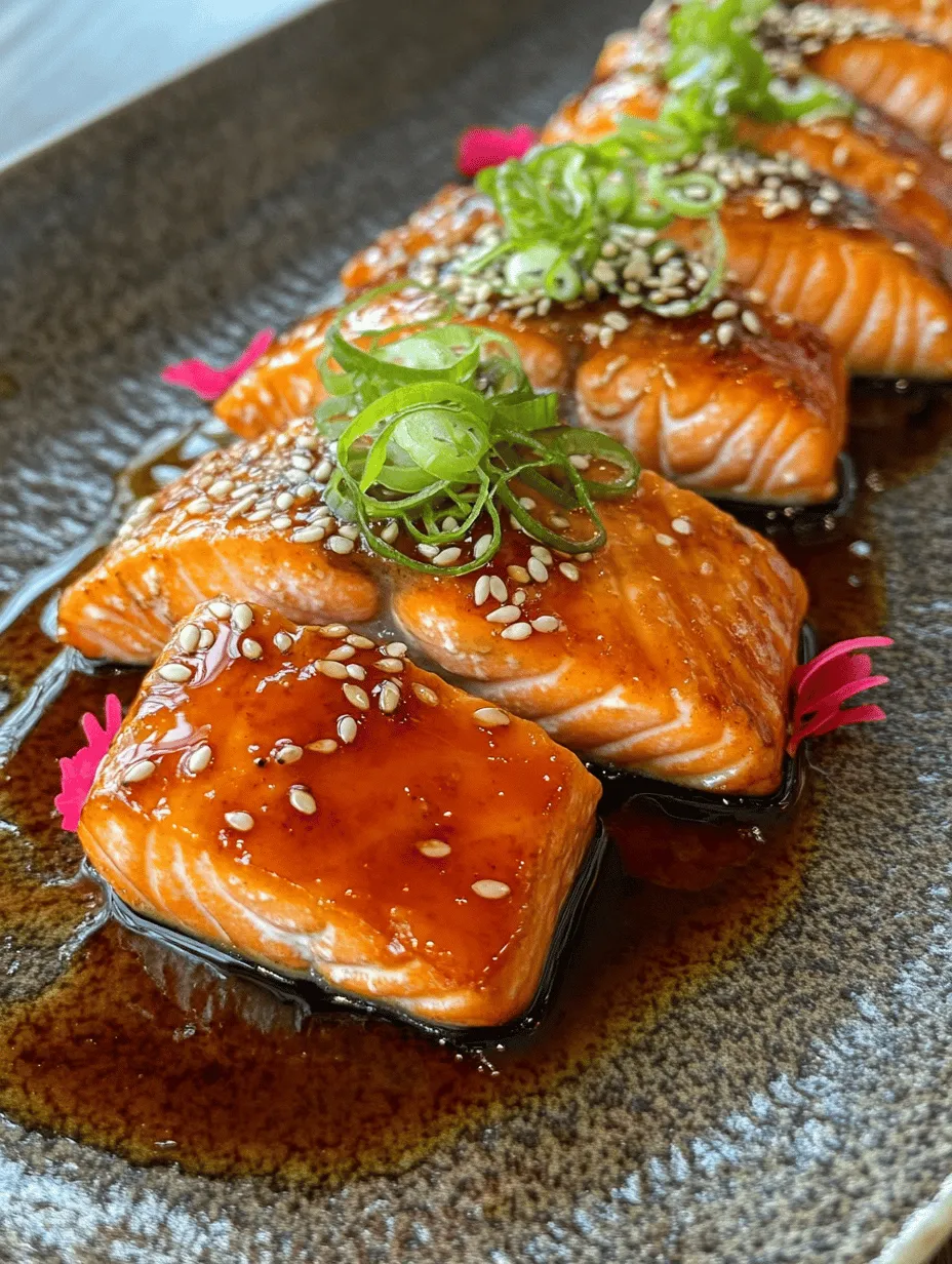 Salmon is a beloved staple in many households, celebrated not only for its rich flavor and versatility but also for its numerous health benefits. This fish is a favorite among seafood lovers and health-conscious eaters alike, providing a delicious way to incorporate nutrient-dense options into your diet. In this recipe, we take salmon to the next level by pairing it with a unique and vibrant orange teriyaki glaze. This zesty twist on a classic dish brightens the palate, making it perfect for family dinners or entertaining guests.