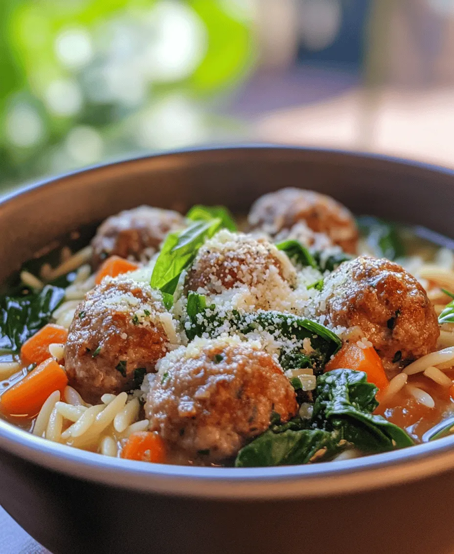 Italian Wedding Soup is a delightful dish that encapsulates the warmth and tradition of Italian-American cuisine. Despite its name, this soup has no direct connection to weddings; rather, it symbolizes the union of flavors and textures that come together in a harmonious blend. Originating in Southern Italy, the soup has transcended its roots and become a beloved staple in many households, especially during gatherings and family meals. Its comforting nature, rich broth, tender meatballs, and vibrant vegetables make it an ideal dish for sharing and enjoying with loved ones.