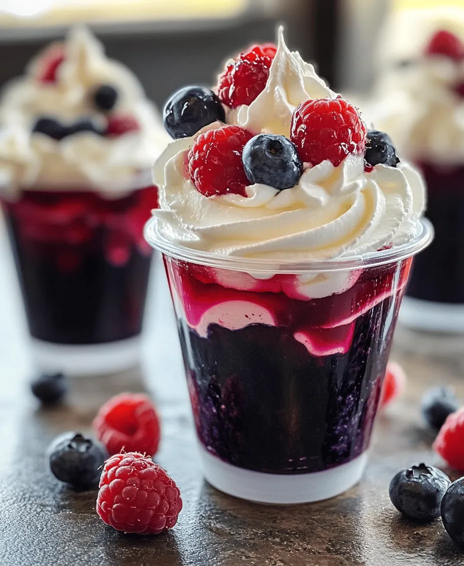 Layered desserts have a unique way of captivating our senses, not just through taste but also visually. Their vibrant colors and distinct layers create an enticing presentation that draws people in. One such delightful dessert is the Red White Blue Layered Jello Cups. These festive treats are particularly significant for patriotic celebrations, such as Independence Day and Memorial Day, where red, white, and blue symbolize national pride.
