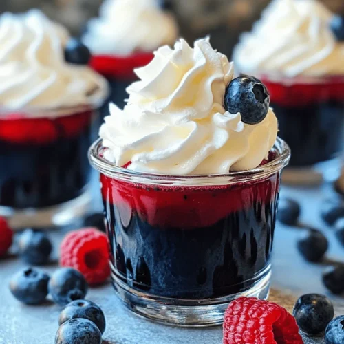 Layered desserts have a unique way of captivating our senses, not just through taste but also visually. Their vibrant colors and distinct layers create an enticing presentation that draws people in. One such delightful dessert is the Red White Blue Layered Jello Cups. These festive treats are particularly significant for patriotic celebrations, such as Independence Day and Memorial Day, where red, white, and blue symbolize national pride.