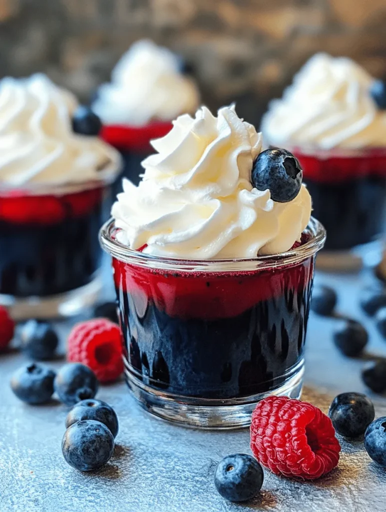 Layered desserts have a unique way of captivating our senses, not just through taste but also visually. Their vibrant colors and distinct layers create an enticing presentation that draws people in. One such delightful dessert is the Red White Blue Layered Jello Cups. These festive treats are particularly significant for patriotic celebrations, such as Independence Day and Memorial Day, where red, white, and blue symbolize national pride.