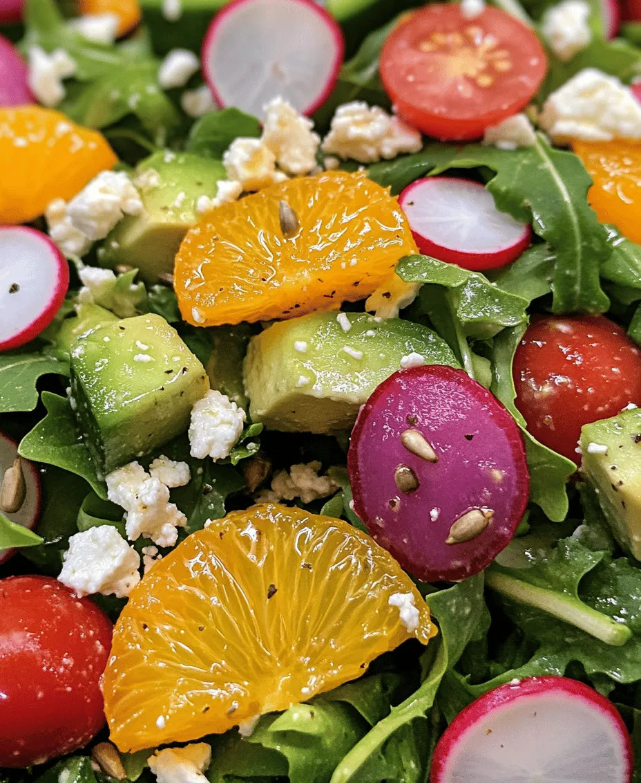 Welcome to the vibrant world of Sunshine Salad, where freshness meets flavor in a delightful blend of colorful ingredients. This salad isn't just a feast for the eyes but also a powerhouse of nutrition, making it an ideal choice for anyone seeking a wholesome meal option that bursts with life and energy. Imagine a bowl filled with crisp greens, juicy tomatoes, creamy avocado, and a sprinkle of crunchy sunflower seeds, all drizzled with a zesty dressing. The Sunshine Salad encapsulates the essence of summer while providing a refreshing balance of nutrients that your body craves.
