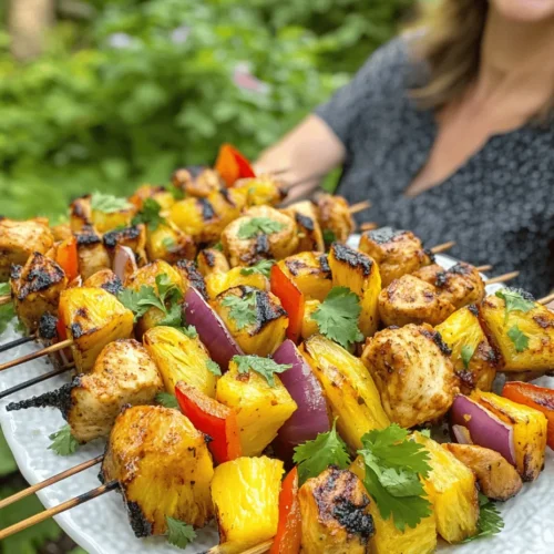 As the sun shines brighter and the days grow longer, summer cookouts and gatherings become a staple in many households. One of the most popular and beloved dishes served at these events is grilled skewers. Their versatility allows for a variety of flavors, colors, and textures, making them an ideal choice for any outdoor feast. Among the myriad of skewer options, *Tropical Delight: Grilled Pineapple & Chicken Skewers* stands out as a refreshing and vibrant dish that captures the essence of summer.