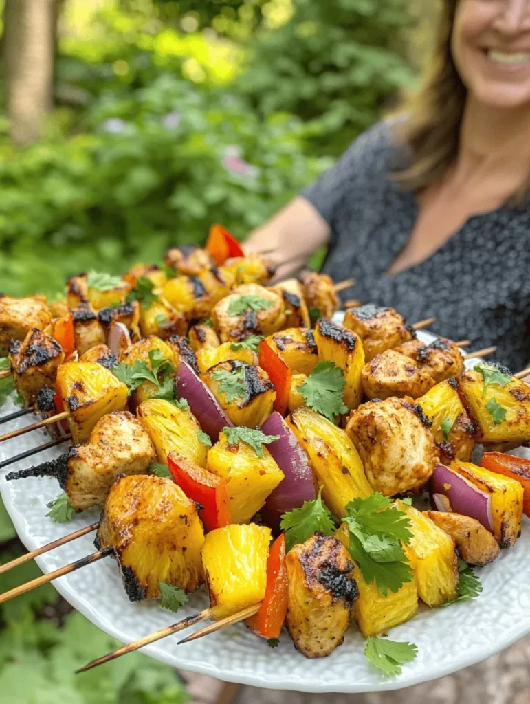 As the sun shines brighter and the days grow longer, summer cookouts and gatherings become a staple in many households. One of the most popular and beloved dishes served at these events is grilled skewers. Their versatility allows for a variety of flavors, colors, and textures, making them an ideal choice for any outdoor feast. Among the myriad of skewer options, *Tropical Delight: Grilled Pineapple & Chicken Skewers* stands out as a refreshing and vibrant dish that captures the essence of summer.