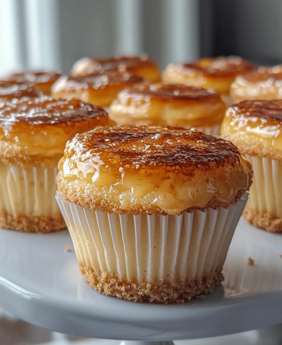 Desserts have a remarkable way of evoking nostalgia and delight, and crème brûlée and cheesecake are two of the most cherished options on any dessert menu. Crème brûlée, with its silky custard base and signature caramelized sugar topping, offers a rich and luxurious experience that many adore. Cheesecake, on the other hand, is a classic favorite known for its creamy texture and versatility in flavors. Now, imagine combining these two decadent desserts into one individual serving: enter the Vanilla Bean Crème Brûlée Cheesecake Cupcakes.