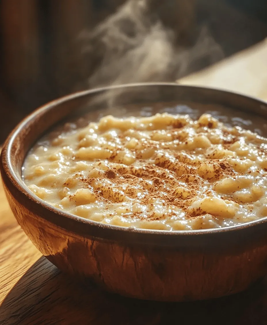 To create Mom's Old Fashioned Rice Pudding, it is essential to understand the key ingredients that give this dessert its rich flavor and creamy texture. Each component plays a crucial role in crafting the perfect pudding, so let’s dive deeper into the star ingredients.