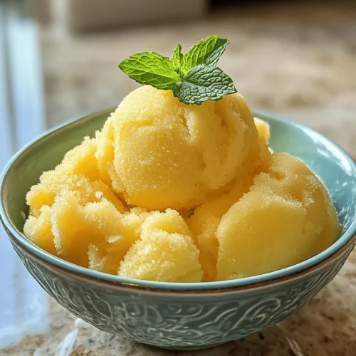 As the temperatures rise during the sweltering summer months, one of the most delightful ways to cool down is with a serving of homemade sorbet. This light, refreshing dessert not only tantalizes the taste buds but also provides a guilt-free indulgence that is perfect for any hot day. Among the myriad flavors of sorbet, pineapple stands out with its vibrant sweetness and tropical flair, making it an irresistible choice for summertime enjoyment.