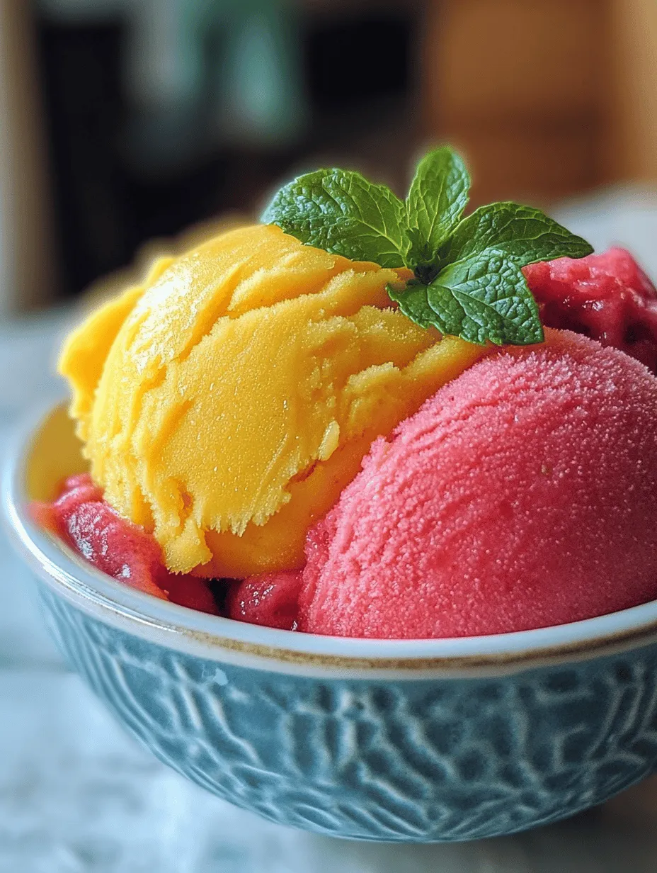 The origins of sorbet can be traced back to ancient civilizations, where variations of frozen desserts were enjoyed long before the invention of modern refrigeration. The word "sorbet" itself is derived from the Arabic word "sharba," which refers to a drink. Historical records suggest that sorbet-like treats were consumed by the Chinese as early as 3000 BC, who would mix snow with fruit juices.