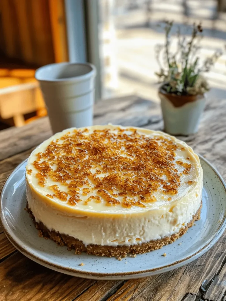 To craft the perfect Crème Brûlée Cheesecake, it's essential to understand the role each ingredient plays in the overall flavor and texture of the dessert. This cheesecake is composed of three main parts: the crust, the filling, and the topping. Each of these components contributes to the dessert's allure, making it a must-try for any dessert lover.